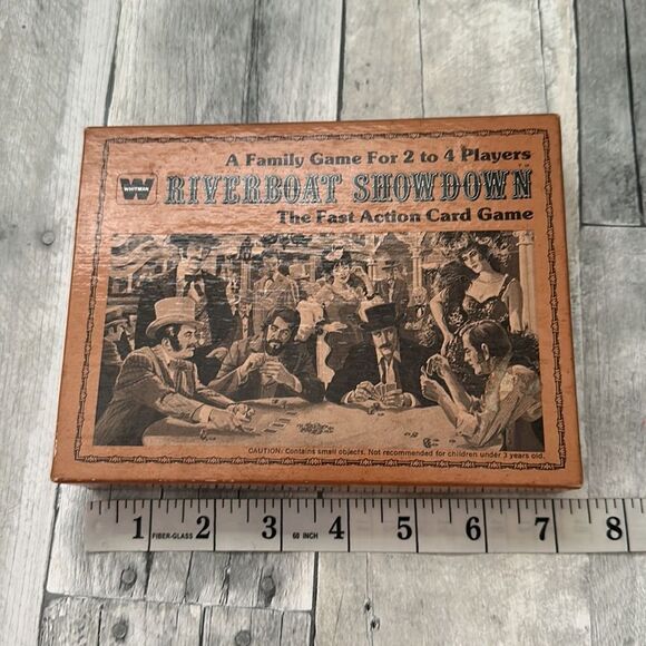 Riverboat Showdown (RARE) The Fast Action Card Game Vintage MCM 1976 - Picture 11 of 11